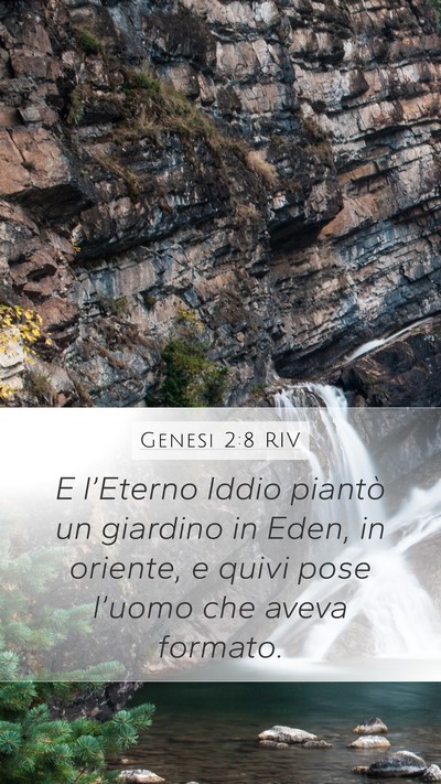 Genesi 2:8 RIV Bible Verse Image