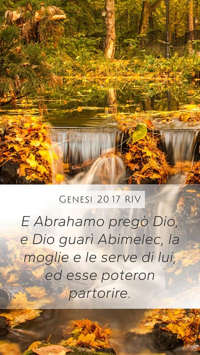 Genesi 20:17 RIV Bible Verse Image