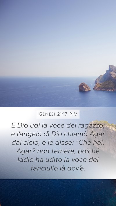 Genesi 21:17 RIV Bible Verse Image