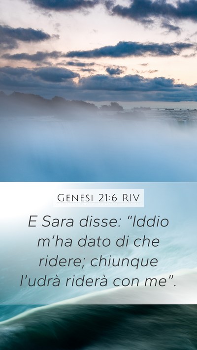 Genesi 21:6 RIV Bible Verse Image