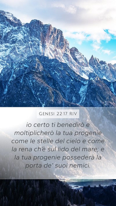 Genesi 22:17 RIV Bible Verse Image