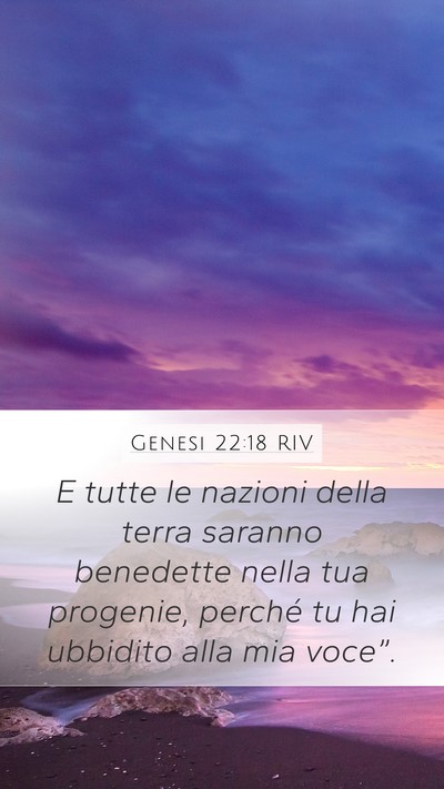 Genesi 22:18 RIV Bible Verse Image