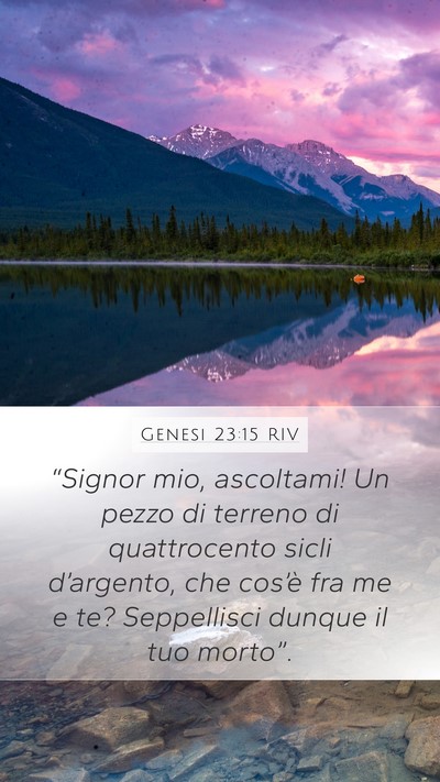 Genesi 23:15 RIV Bible Verse Image