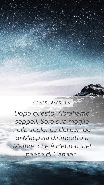 Genesi 23:19 RIV Bible Verse Image