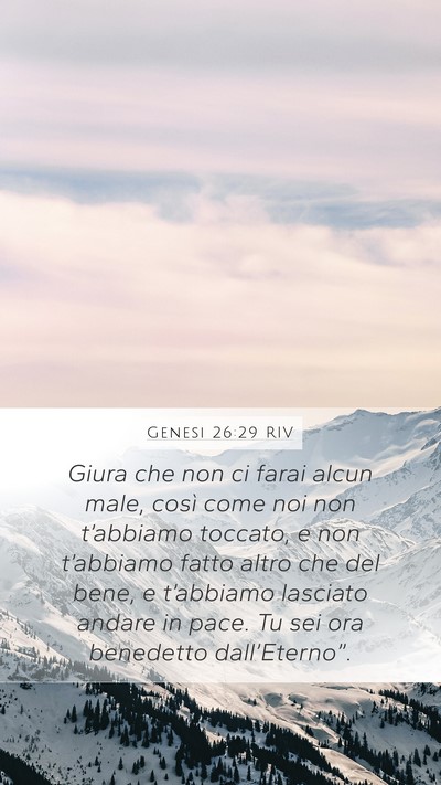 Genesi 26:29 RIV Bible Verse Image
