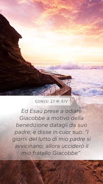 Genesi 27:41 RIV Bible Verse Image