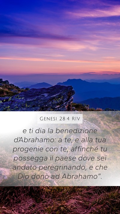 Genesi 28:4 RIV Bible Verse Image