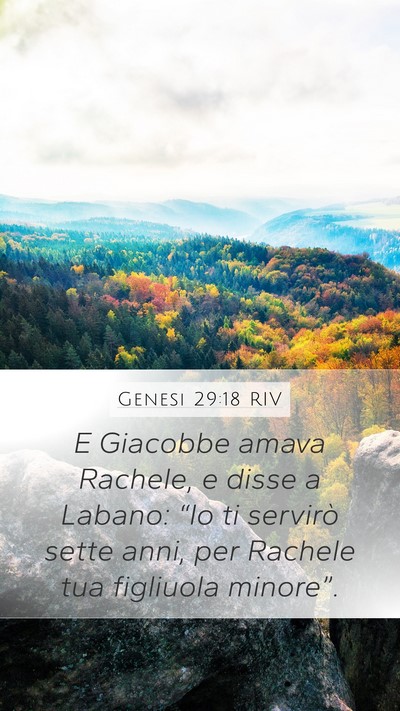 Genesi 29:18 RIV Bible Verse Image
