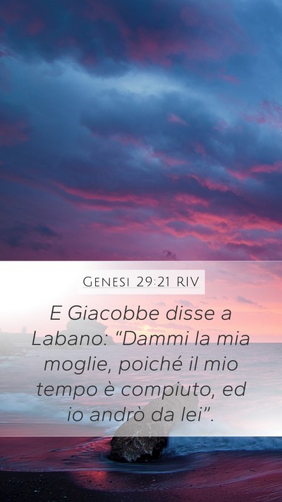 Genesi 29:21 RIV Bible Verse Image
