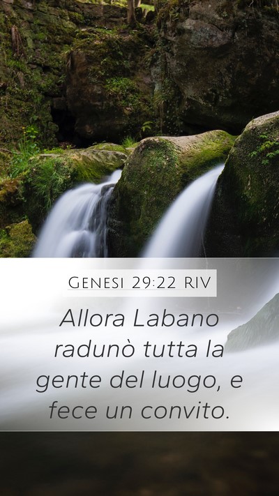 Genesi 29:22 RIV Bible Verse Image