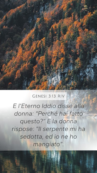 Genesi 3:13 RIV Bible Verse Image