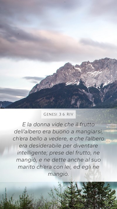 Genesi 3:6 RIV Bible Verse Image