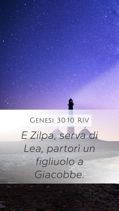 Genesi 30:10 RIV Bible Verse Image