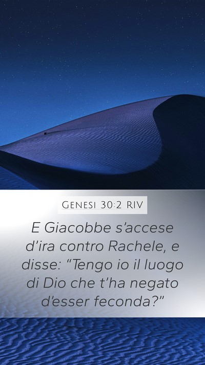 Genesi 30:2 RIV Bible Verse Image