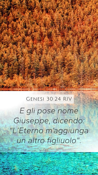 Genesi 30:24 RIV Bible Verse Image