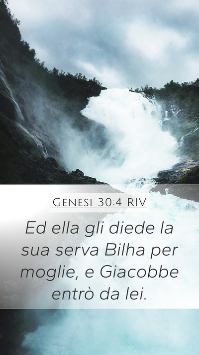 Genesi 30:4 RIV Bible Verse Image