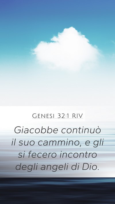 Genesi 32:1 RIV Bible Verse Image