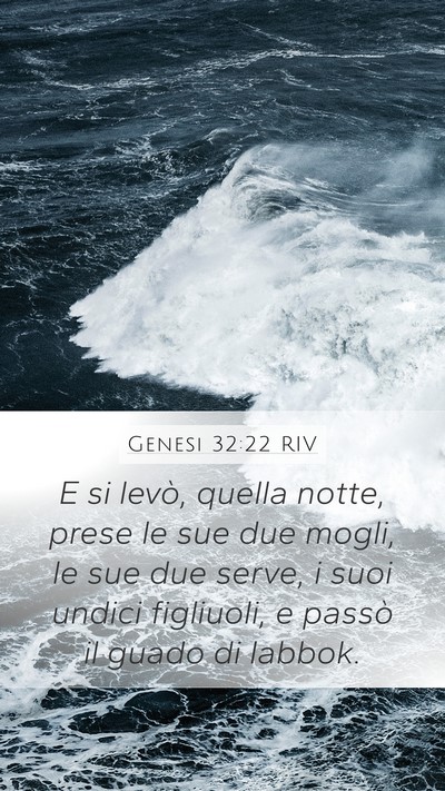 Genesi 32:22 RIV Bible Verse Image
