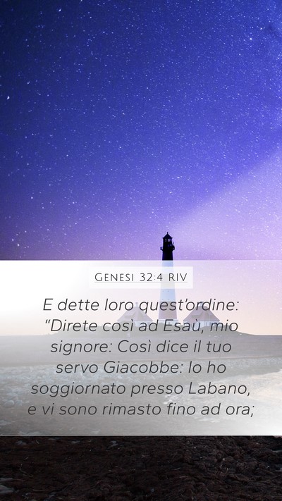 Genesi 32:4 RIV Bible Verse Image