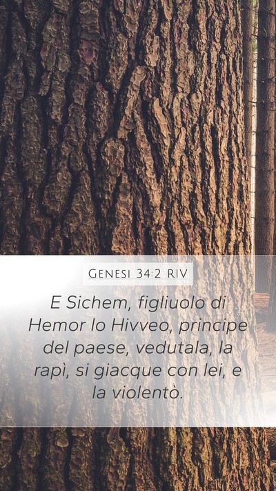 Genesi 34:2 RIV Bible Verse Image
