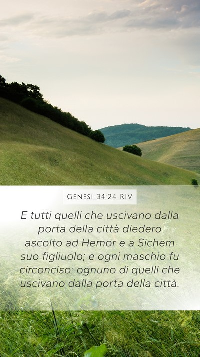 Genesi 34:24 RIV Bible Verse Image