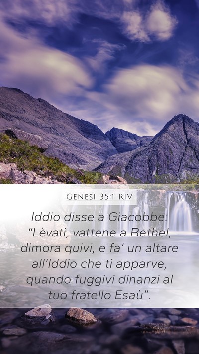 Genesi 35:1 RIV Bible Verse Image