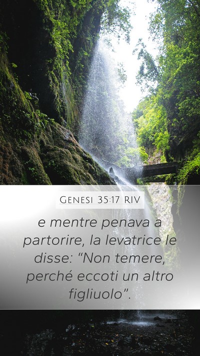 Genesi 35:17 RIV Bible Verse Image