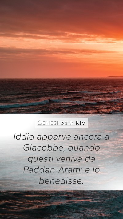 Genesi 35:9 RIV Bible Verse Image