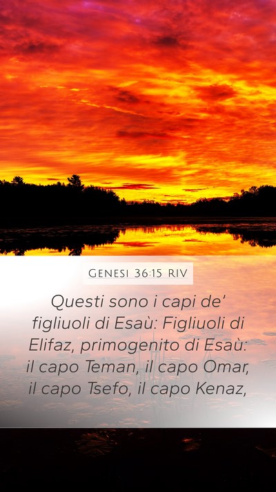 Genesi 36:15 RIV Bible Verse Image