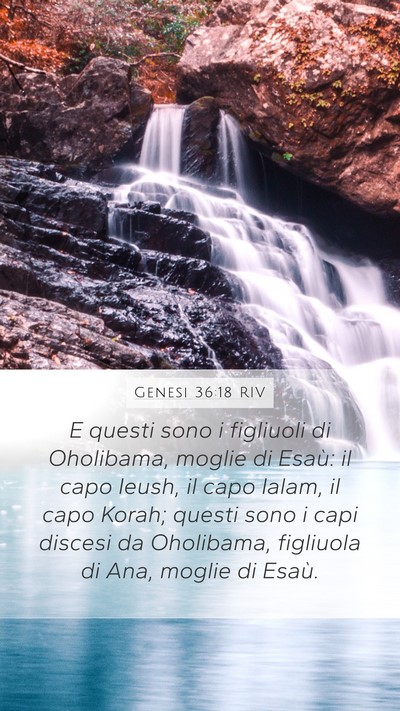 Genesi 36:18 RIV Bible Verse Image