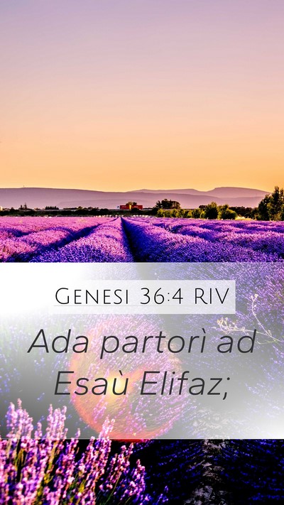 Genesi 36:4 RIV Bible Verse Image