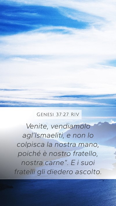 Genesi 37:27 RIV Bible Verse Image