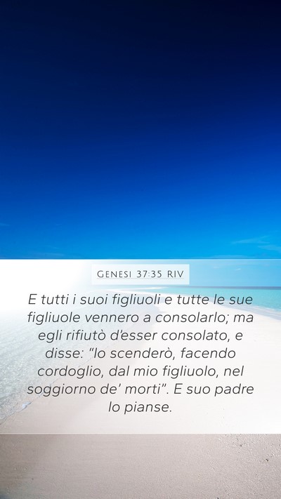 Genesi 37:35 RIV Bible Verse Image