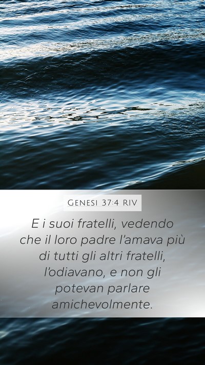 Genesi 37:4 RIV Bible Verse Image