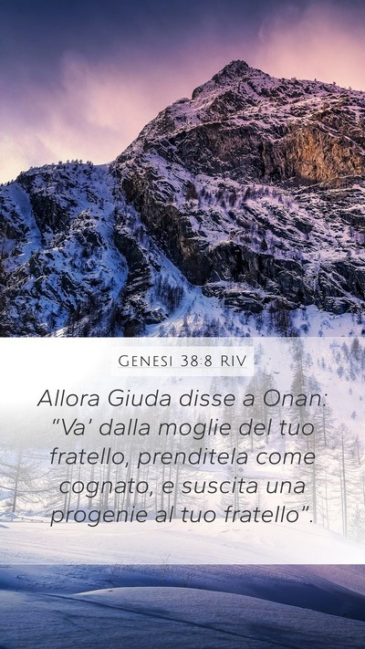 Genesi 38:8 RIV Bible Verse Image