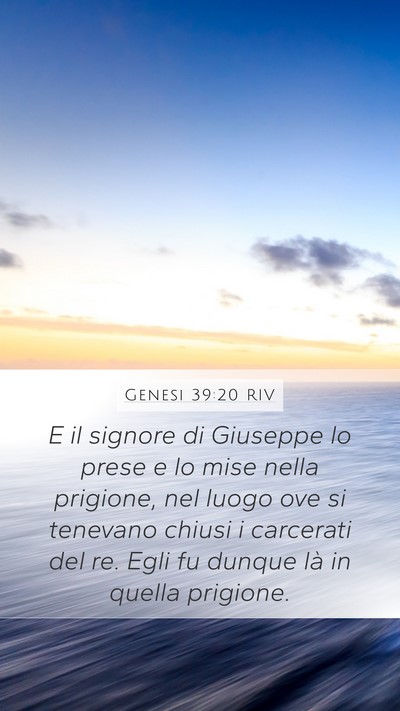 Genesi 39:20 RIV Bible Verse Image