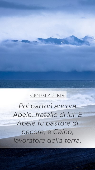 Genesi 4:2 RIV Bible Verse Image