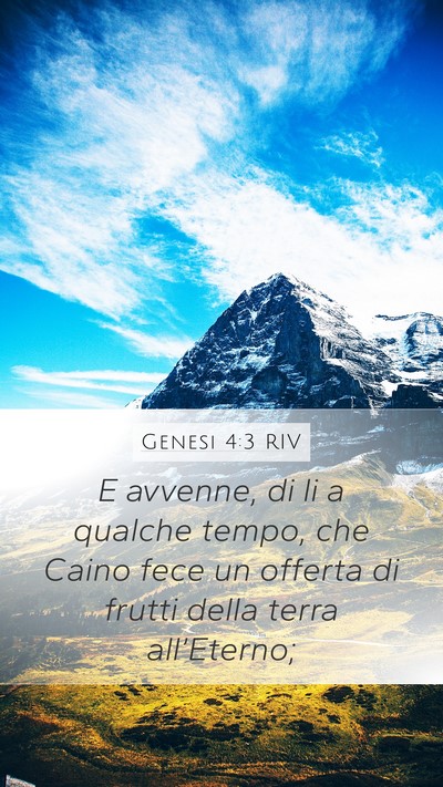 Genesi 4:3 RIV Bible Verse Image