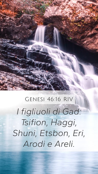 Genesi 46:16 RIV Bible Verse Image
