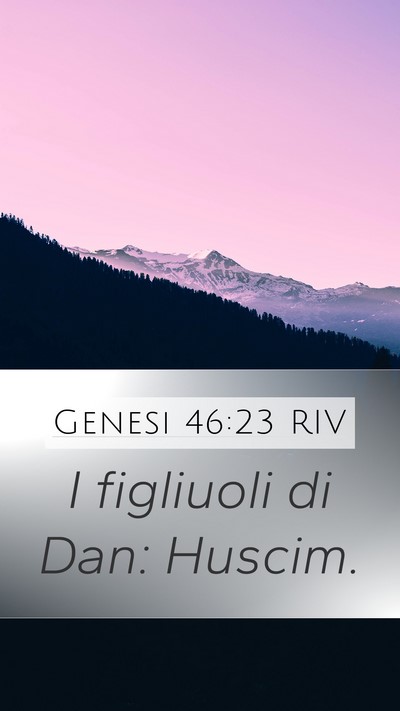 Genesi 46:23 RIV Bible Verse Image