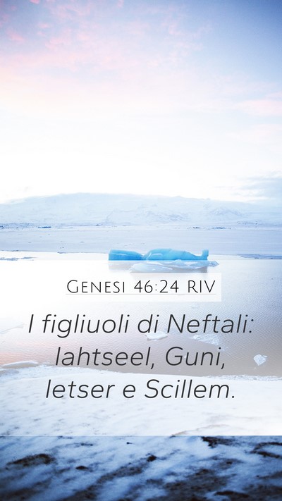 Genesi 46:24 RIV Bible Verse Image