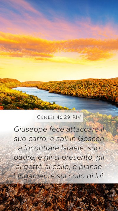 Genesi 46:29 RIV Bible Verse Image