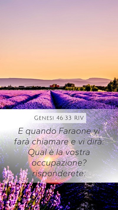 Genesi 46:33 RIV Bible Verse Image