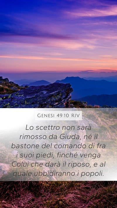 Genesi 49:10 RIV Bible Verse Image
