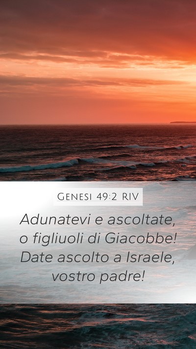 Genesi 49:2 RIV Bible Verse Image