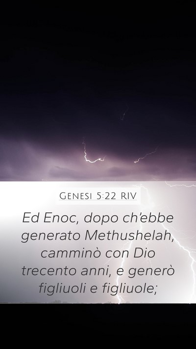 Genesi 5:22 RIV Bible Verse Image