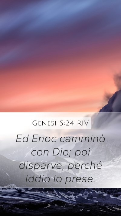 Genesi 5:24 RIV Bible Verse Image
