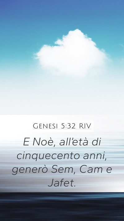 Genesi 5:32 RIV Bible Verse Image