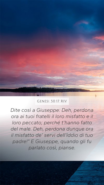 Genesi 50:17 RIV Bible Verse Image