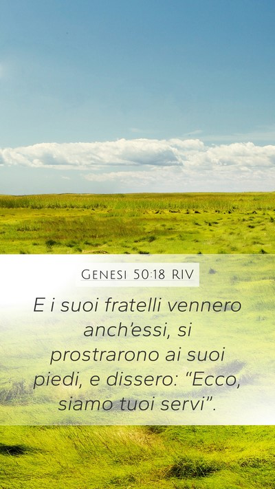 Genesi 50:18 RIV Bible Verse Image